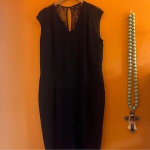 Metaphor Black Sleeveless V-Neck Jumpsuit NWT
